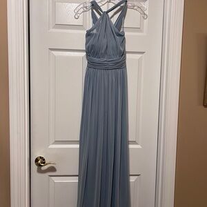 Birdy Grey Light Blue Maxi Dress